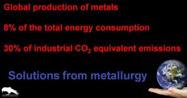 Sustainable metallurgy: global greenhouse gas emissions from metals (Strategies for improving the sustainability of structural metals, Dierk Raabe, C. Cem Tasan & Elsa A. Olivetti, Nature vol. 575, pages 64–74(2019))