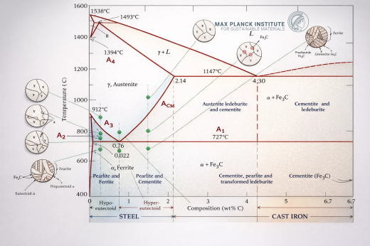 Introduction to the Thermodynamics of Steels: The Iron Carbon Phase Diagram