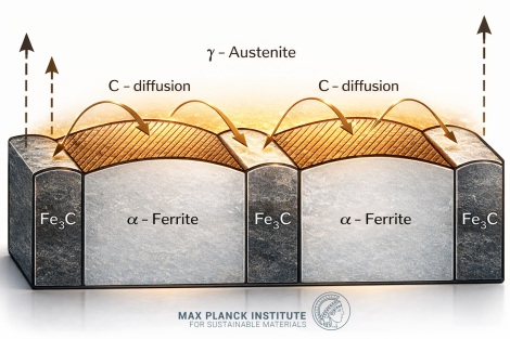 Pearlite in steel is a fundamental, layered (lamellar) microstructure made of alternating thin plates of soft, ductile ferrite (iron) and hard, brittle cementite (iron carbide), forming during slow cooling of iron-carbon alloys like steel, giving it a bal